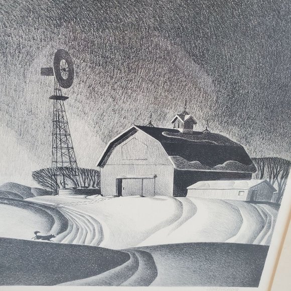 Company for Supper Signed Lithograph Dale Nichols 1948 - Picture 9 of 10